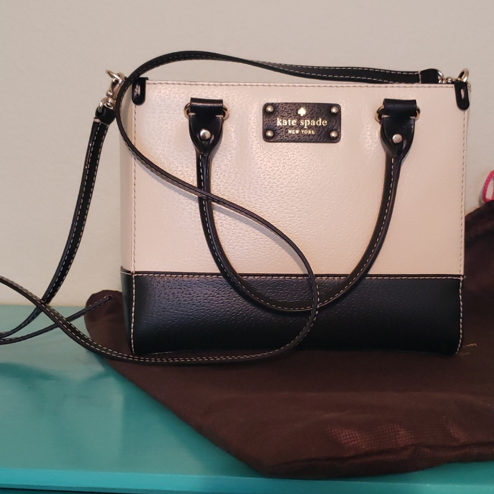 Kate Spade Ivory & Black handbag